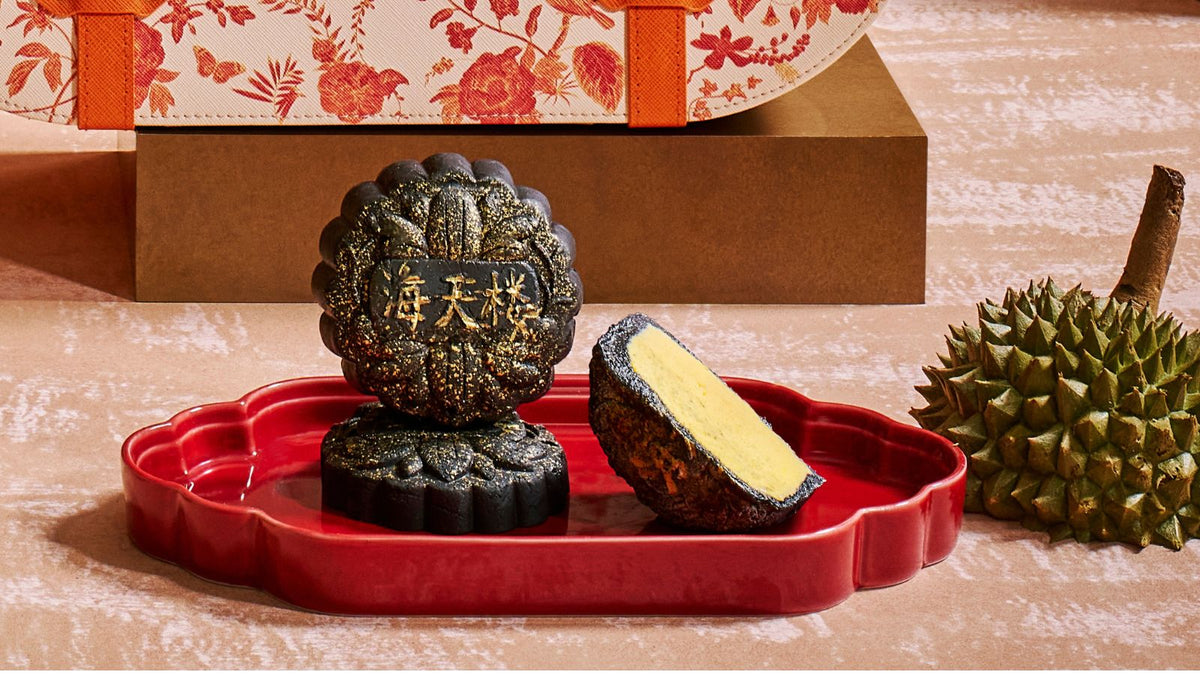 Mao Shan Wang Durian Snow Skin Mooncake | 四粒纯猫山王榴莲冰皮月饼 (Box of Four)