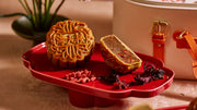 Roselle with Wolfberries and White Lotus Paste Baked Mooncake | 四粒洛神花枸杞白莲蓉月饼 (Box of Four)
